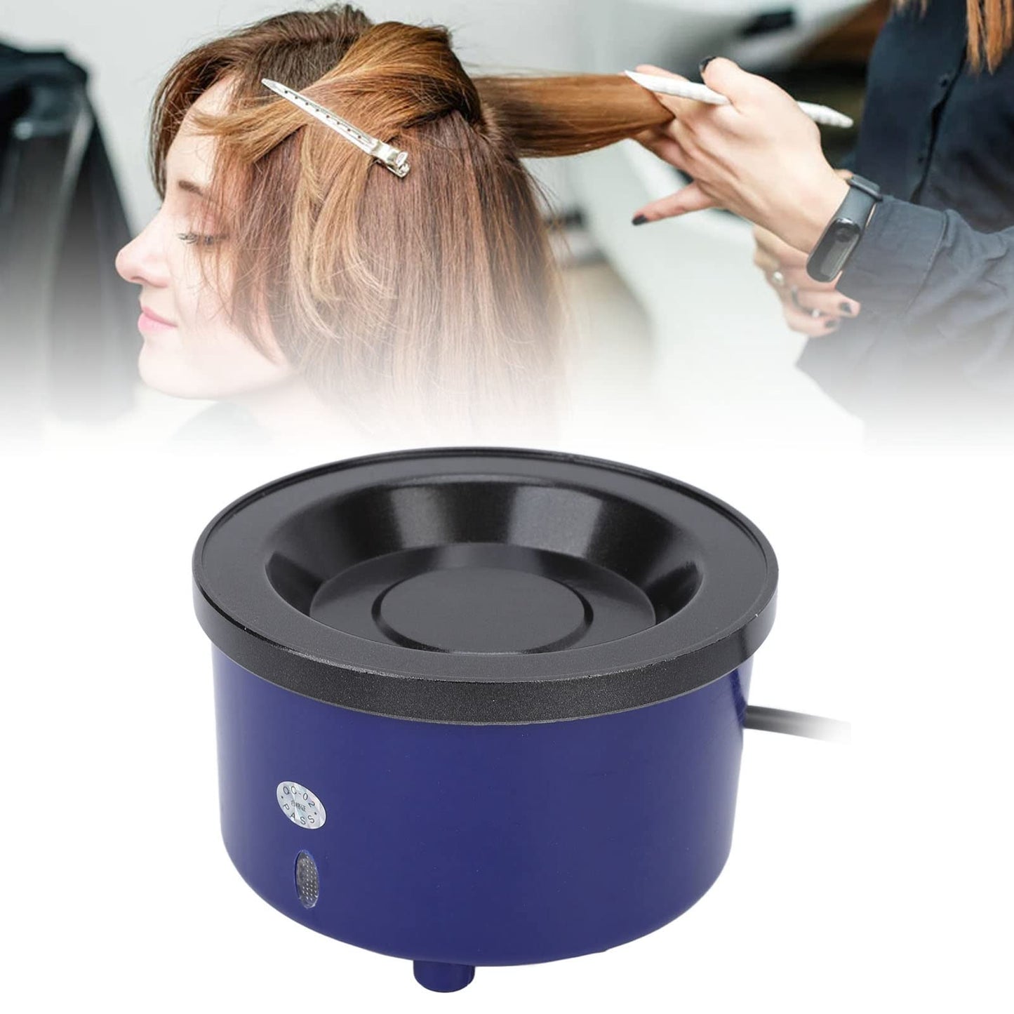 Hot Glue Pot, Hair Extensions Glue Melting Pots, Professional Hair Extension Melting Stove,Electric Hair Extension Glue Pot ConstantTemperature Quickly Heating Glue Pellets Beads