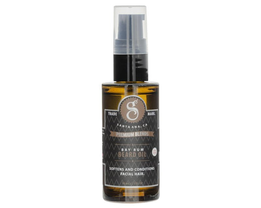 Suavecito Premium Blends Beard Oil - Leave-In Beard Conditioner For Softening Hair, Hydrating Skin, Eliminating Beard Dandruff, Healthy Beard Growth - Bay Rum Fragrance - 1 oz