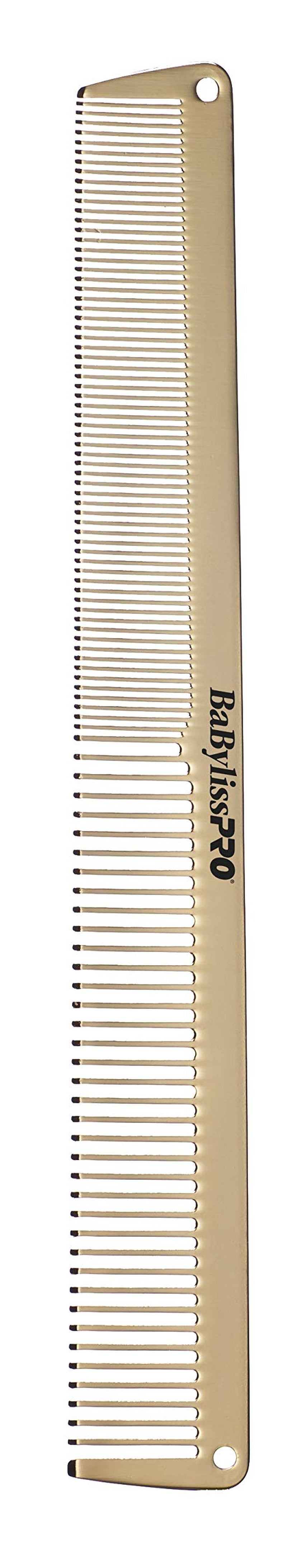 BabylissPRO GOLDFX Metal Comb 2-Pack