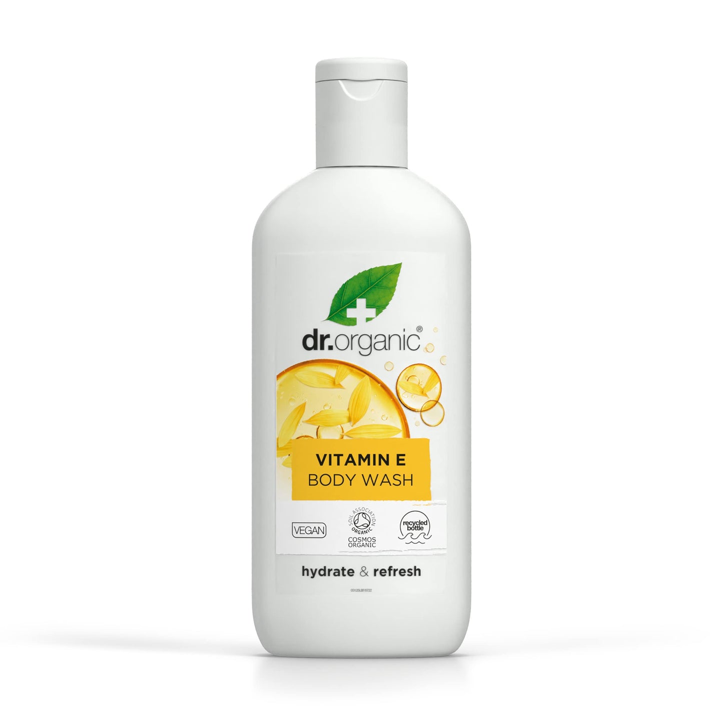 Dr. Organic, Vitamin E Body Wash, Natural, Vegan, Cruelty Free, Paraben & SLS Free, Hydrating, 250ml