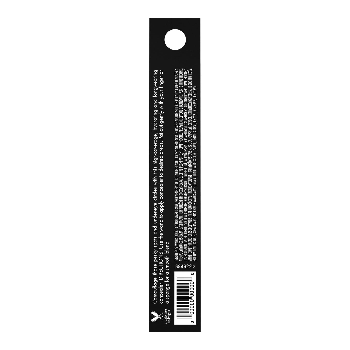 e.l.f. Hydrating Camo Concealer, Covers Blemishes & Under-Eye Circles, Full-Coverage & Delivers A Satin Finish, Vegan & Cruelty-Free, Tan Neutral