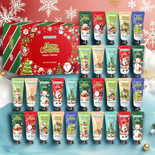 30 Pack Christmas Hand Lotion Gift Set Bulk£¬Moisturizing Hand Cream, Mini Travel Size Holiday Gifts, Stocking Stuffers & Bulk Gifts for Christmas Appreciation 20ml