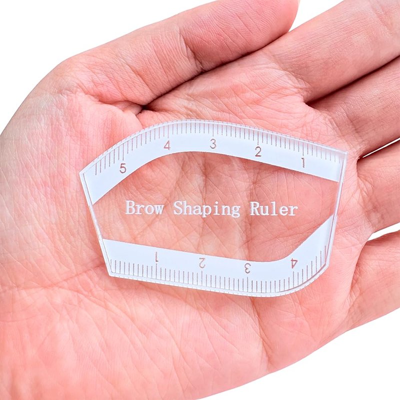 3Pcs Arch Brow Mapping Ruler Eyebrow Shaping Ruler Pmu 1 Minute Fast Drawing Design Brow Easy Tool Microblading Permanent Mekup Stencils Reuse