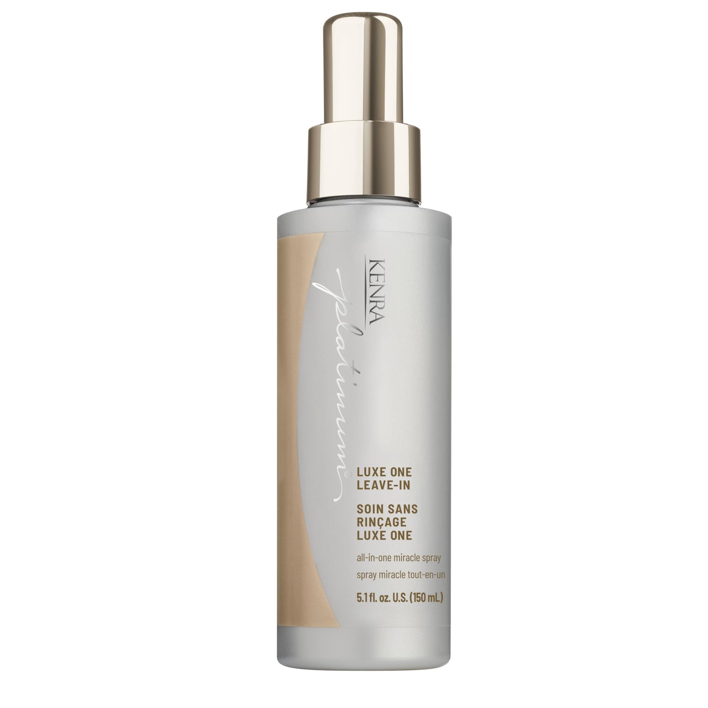 Kenra Professional Platinum Luxe One Leave-In | All-In One Miracle Spray | Hydrates, Smooths and Softens | Controls Frizz & Resists Humidity | Heat Protection | 5 fl. Oz