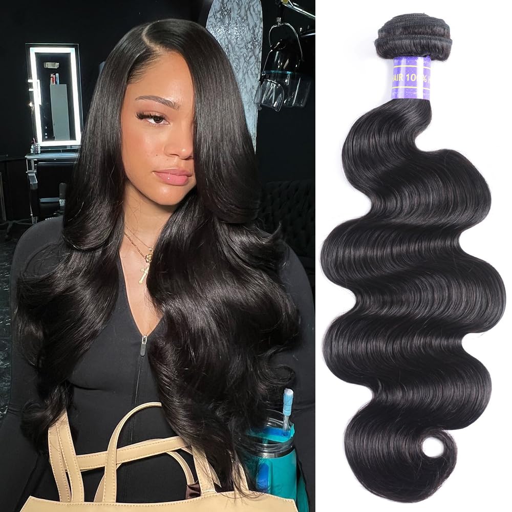 12A Human Hair Bundles 16 Inch Body Wave Bundles Human Hair Extensions 100g