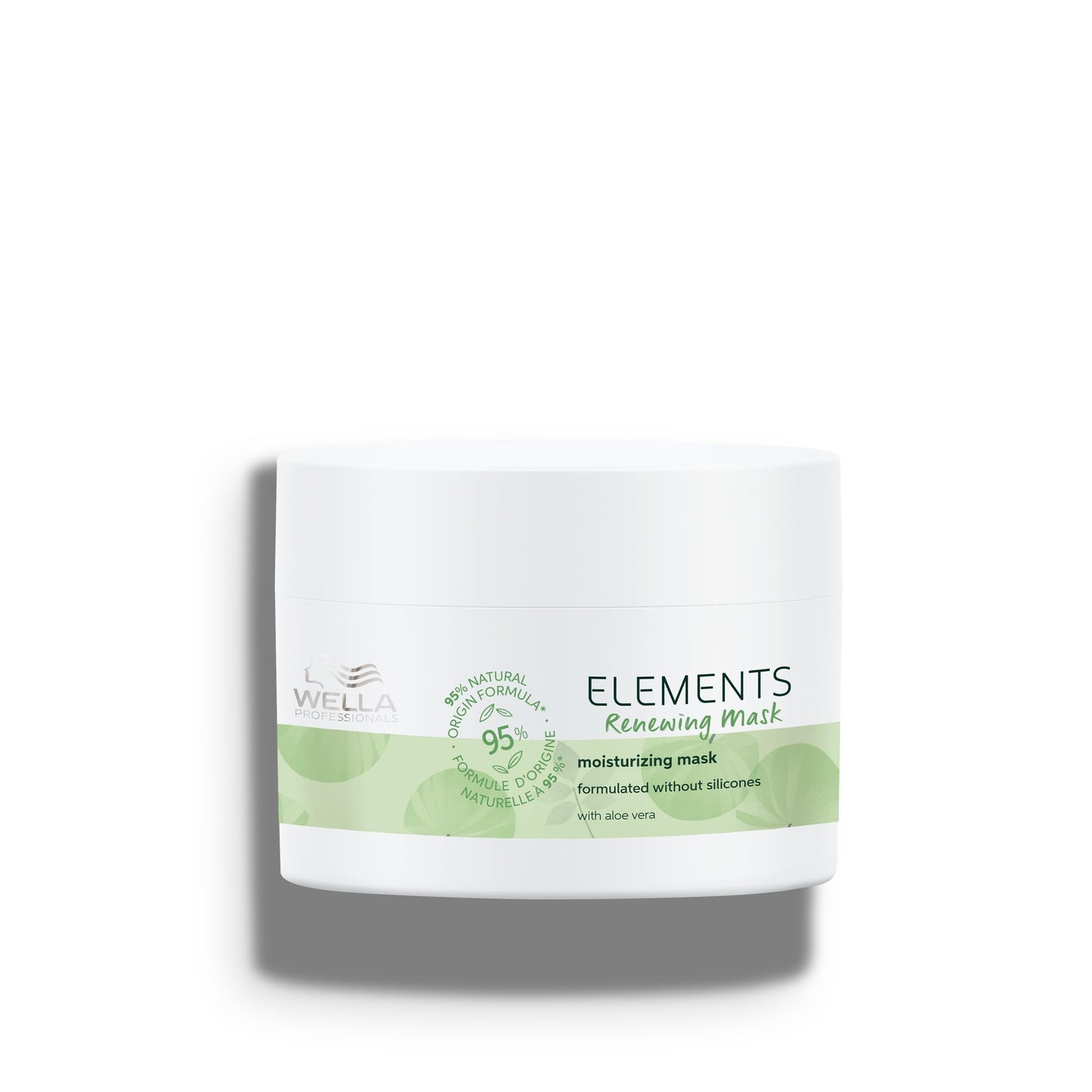 Wella Professionals Elements Renewing Moisturizing Mask with Aloe Vera | Gentle for All Hair Types | Without Sulfate & Silicone | 5.07 Fl Oz