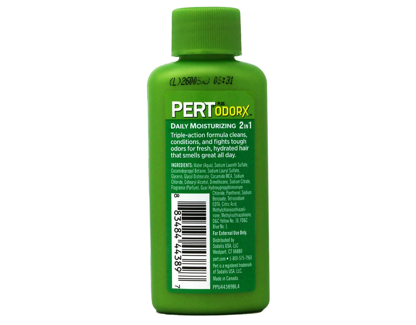 PERT PLUS 2IN1 SHAMPOO, 1.7 Fl Oz (Pack of 36)