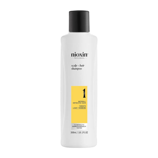 Nioxin Scalp & Hair Thickening Shampoo - Strengthen Natural Hair with Niacinamide & Biotin | For Light Thinning