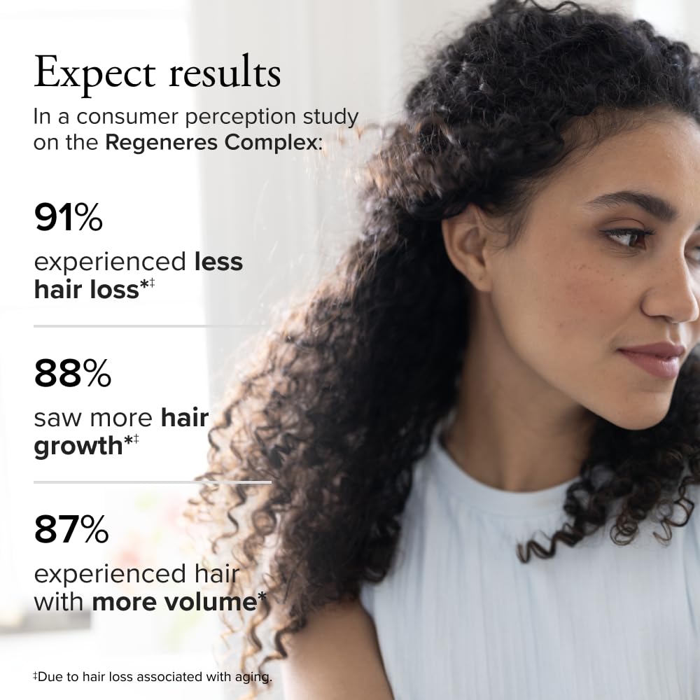 Serovital Hair Regeneres - Enhanced Hair Growth Vitamins for Women, Decrease Hair Loss and Shedding, Strengthen and Thicken Hair, Reduce Greying and Breakage, Regrow Hair, Hair Vitamins - 60 Count