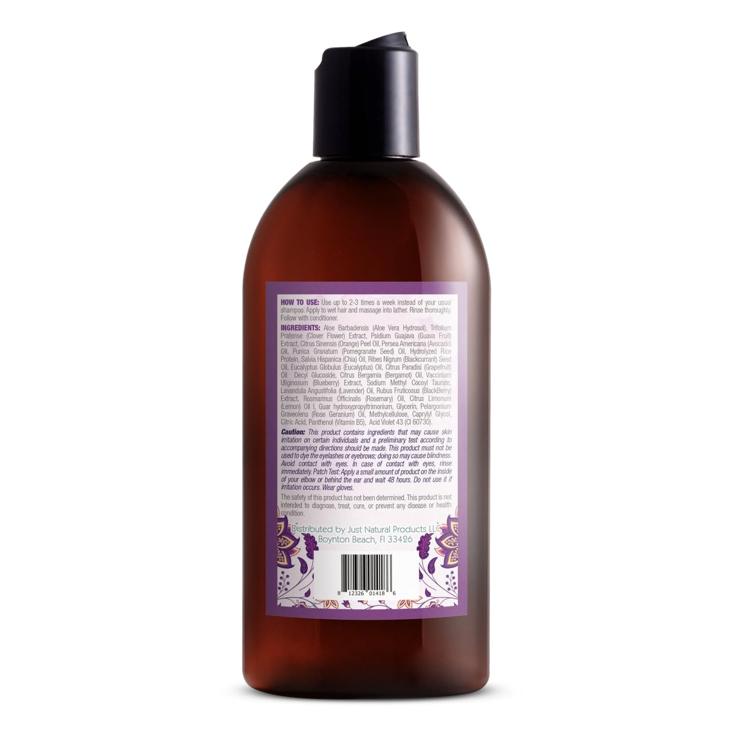 Purple Toning Shampoo for Blonde, Gray & Bleached Hair - Eliminate Brassiness, Boost Shine | 8 oz, Sulfate-Free, Paraben-Free