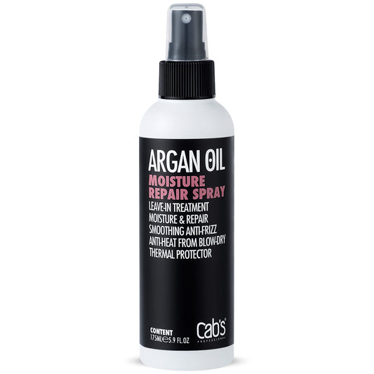 Silken Press Moroccan Argan Oil Heat Protectant Mist | Lightweight Thermal Defense Spray for Smooth, Frizz-Free Finish UV & Heat Protection, Leave-in Hair Treatment for All Hair Types, 5.9 fl. oz