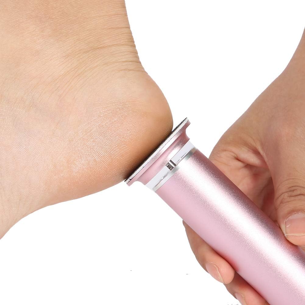 Electric Callus Remover - Adjustable Speed Foot File with 60 Replacement Sandpaper Discs for Smooth Feet | Powerful Pedicure Tool