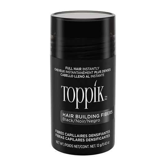 Toppik Hair Building Fibers - Instant Thicker Hair Solution | 12g Black