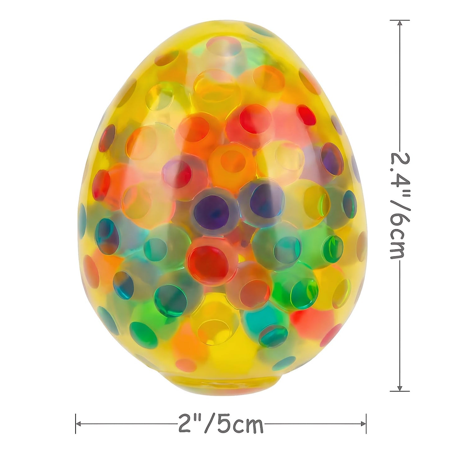 Eavotoy 12 Pack Easter Eggs Stress Balls Fidget Squishy Squeeze Ball for Easter Basket Stuffers Party Favors Gifts