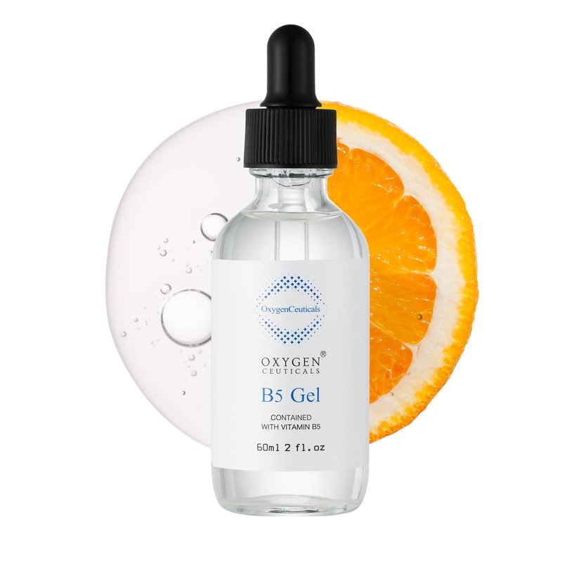 OxygenCeuticals B5 Gel – Hydrating Serum with Vitamin B5 (Panthenol), Hyaluronic Acid & Adenosine, Moisturizing & Anti-Wrinkle Care for Healthy, Elastic Skin. 2.02 fl.oz (60ml)
