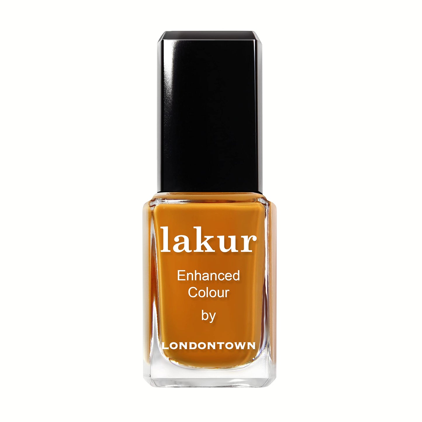 LONDONTOWN Lakur Nail Polish – Yellow & Orange Shades, Long-Lasting, Streak-Free, Chip-Resistant | 21+ Free Non-Toxic Vegan Nail Color, Strengthens & Hydrates Nails, 0.4 Fl Oz
