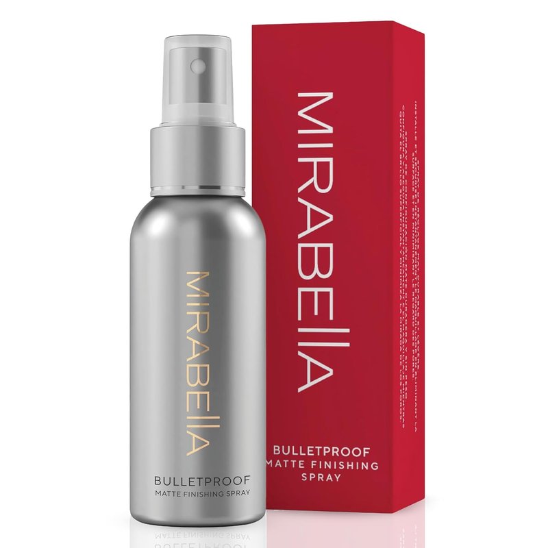 Mirabella Bulletproof Matte Setting Spray - Long-Lasting Makeup Finishing Spray for Oily Skin | Weightless Formula
