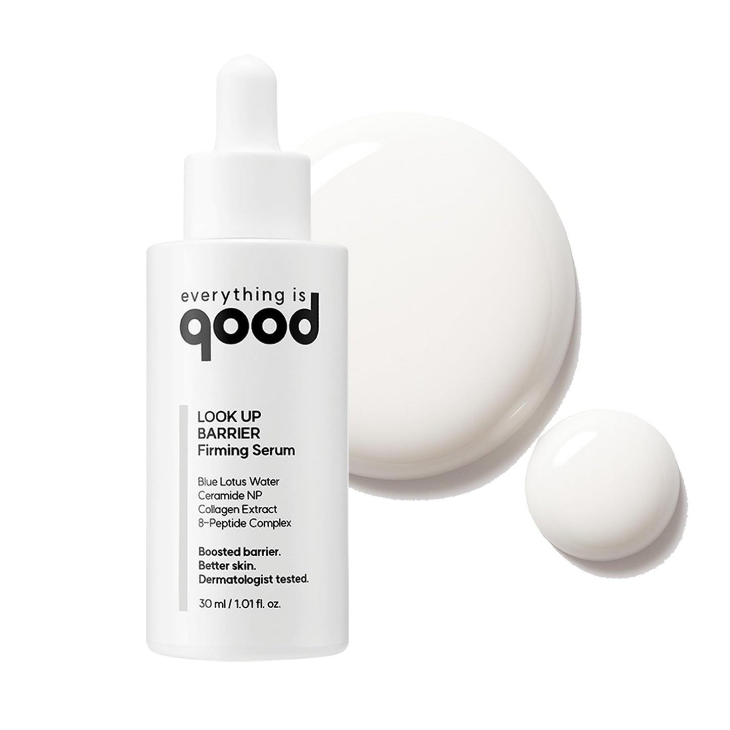 everything is good LOOK UP BARRIER Firming Serum– Vegan Collagen Peptide Hydrating Formula