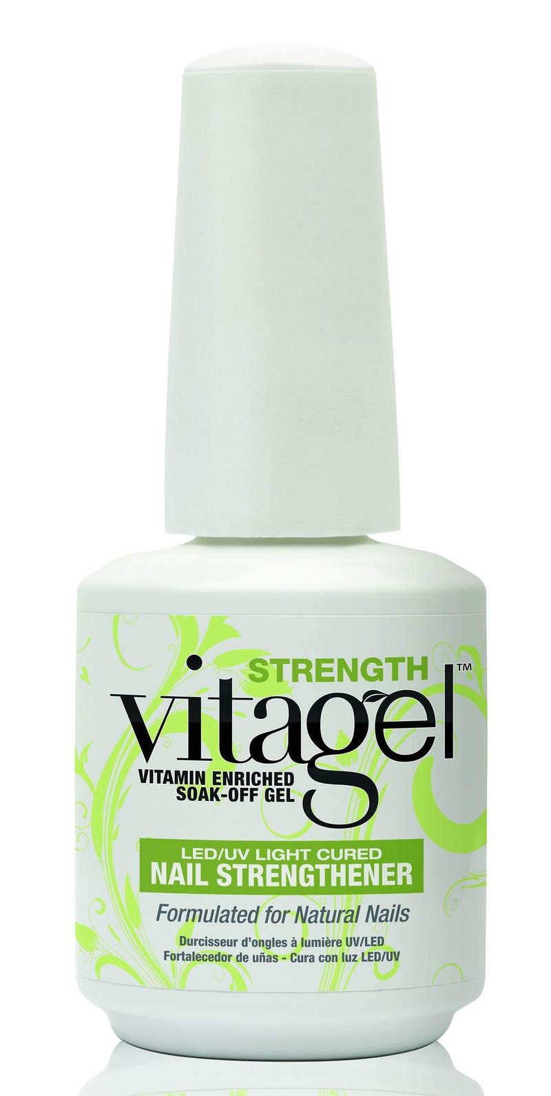 NEW Gelish Gel LED Nail Polish Vitagel Brush Strengthener and Recovery 2 Pack