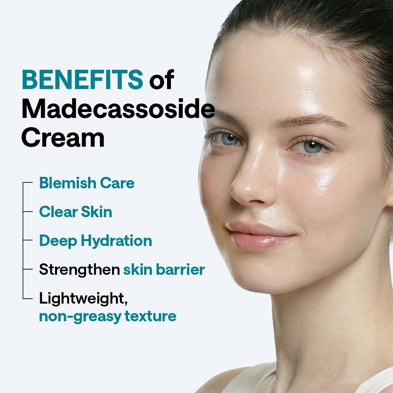 Mediheal Derma Cream [Madecassoside] - Soothing Korean Face Moisturizer with Niacinamide, Squalane & Ceramide - Barrier Repair, Dark Spot & Acne Mark Care for Sensitive Skin (1.69 fl oz)