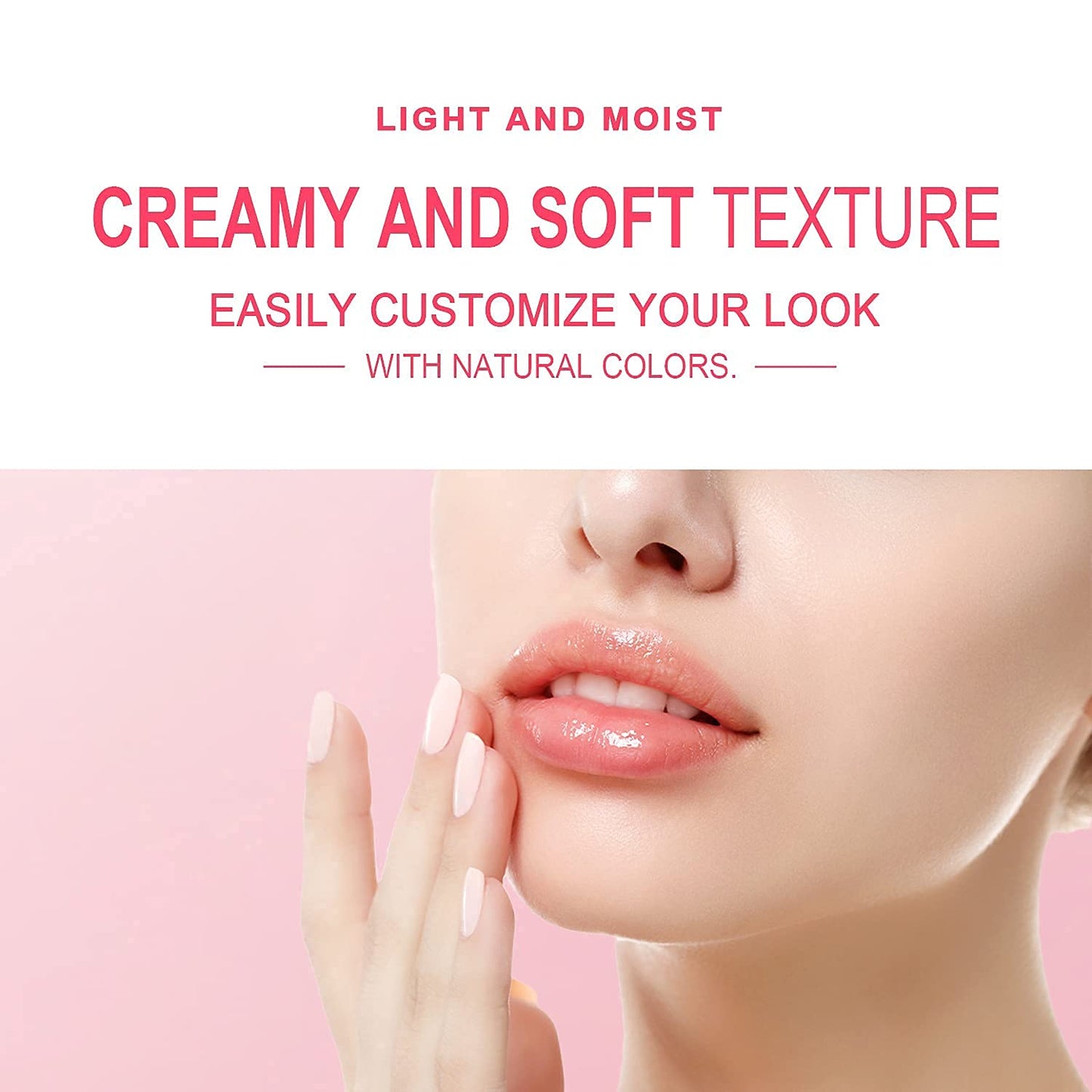 CATKIN 2Pcs Makeup Set Includes Natural Moisturising Lip Balm C01 and C03, Hydrating Lip Balm Chapstick Moisturising Lip Care with Vitamin E