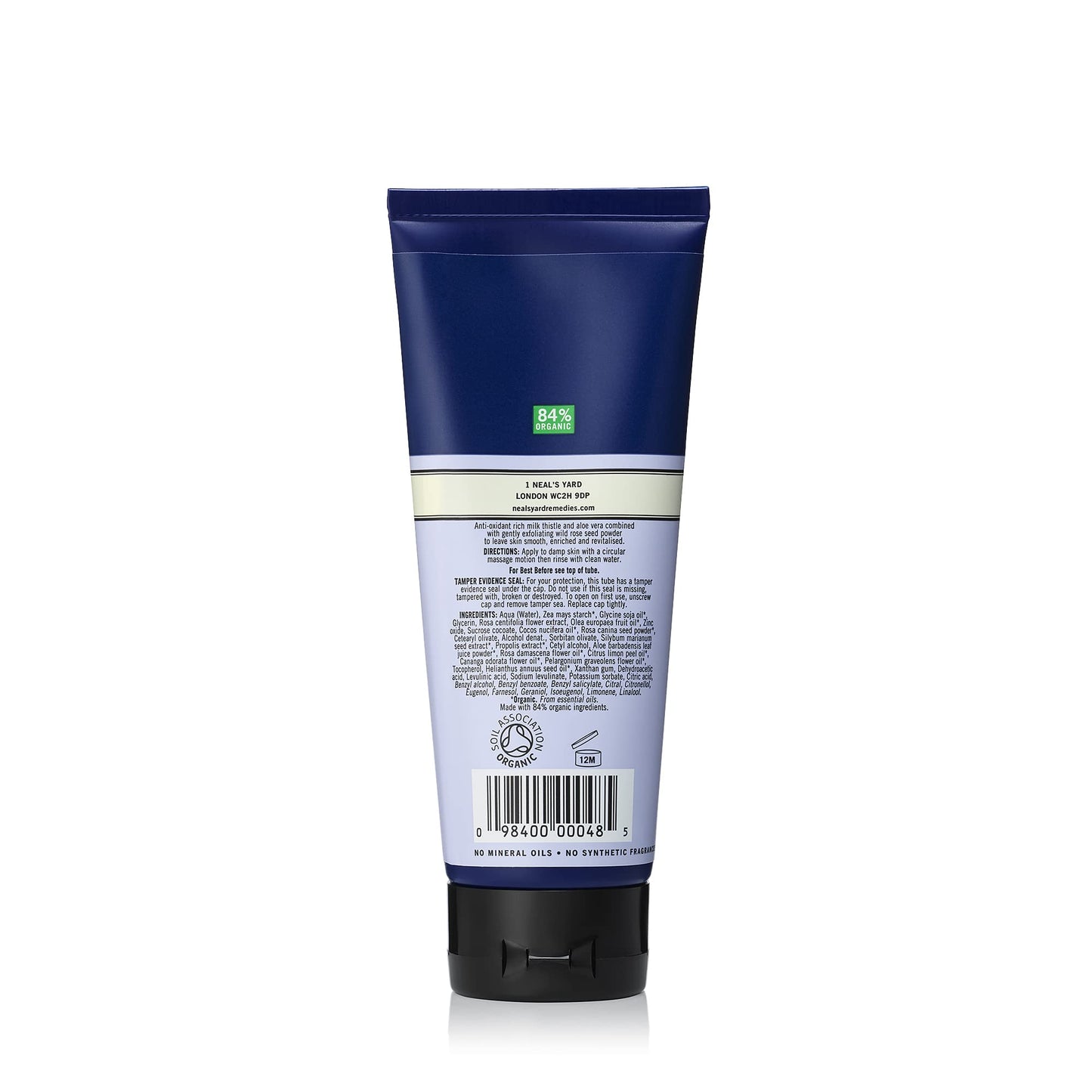 Neal's Yard Remedies Rehydrating Rose Face Polish | Exfoliating Face Scrub With Damask Rose | For Dehydrated Skin |3.53 oz. net wt.