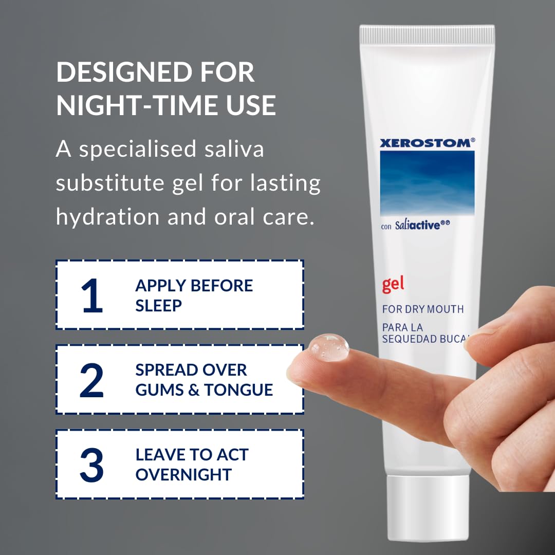 Saliactive Gel for Dry Mouth Relief - 25ml Moisturizing Formula