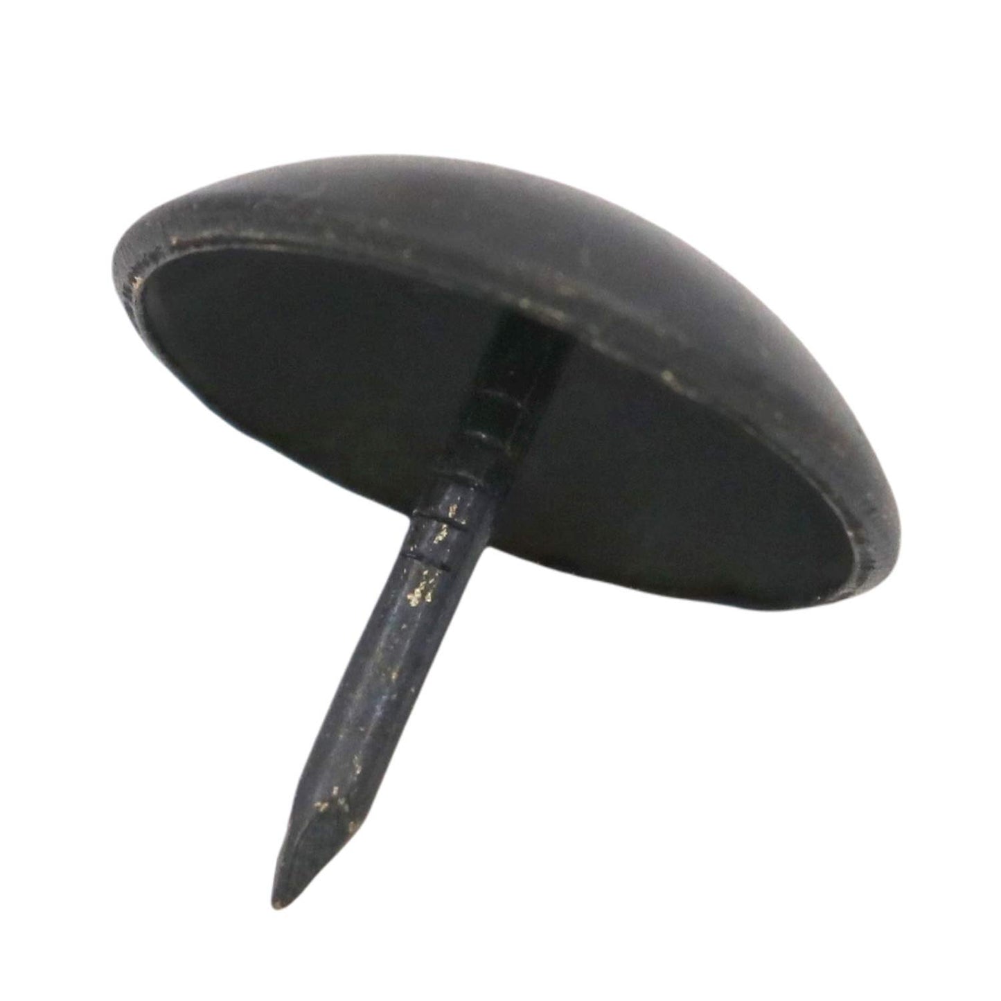 Wuuycoky Round Large-Headed Nail 19mm Diameter Head Color Black Pack of 40