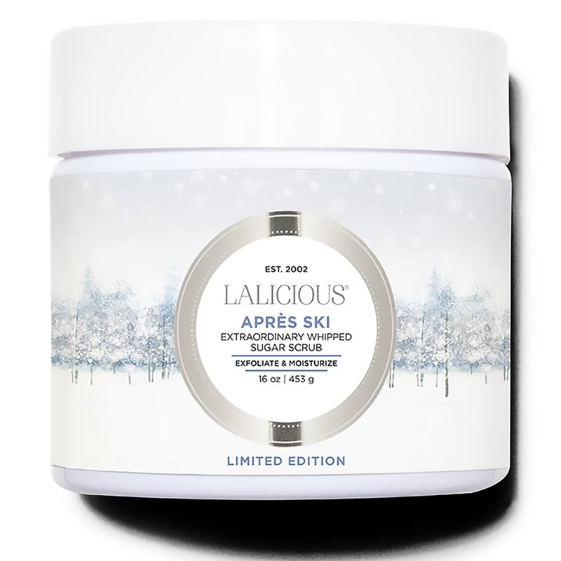 LaLicious Whipped Sugar Scrub - Exfoliating Body Scrub with Winter Spices & Citrus Peel | 16oz