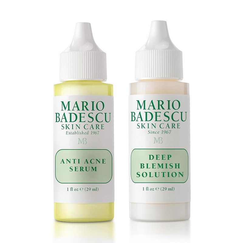 Mario Badescu Buffering Lotion Blemish Spot Treatment for Face with Potent Zinc Oxide, Niacinamide and B Vitamins | Overnight Treatment Serum that Targets Large Blemishes Under the Skin | 1 Fl Oz