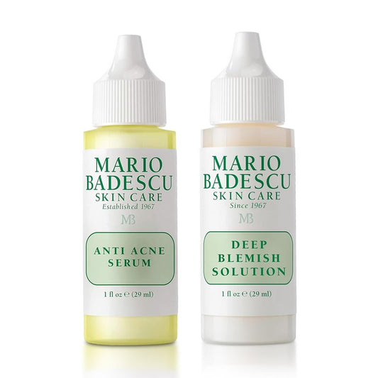 Mario Badescu Buffering Lotion Blemish Spot Treatment for Face with Potent Zinc Oxide, Niacinamide and B Vitamins | Overnight Treatment Serum that Targets Large Blemishes Under the Skin | 1 Fl Oz