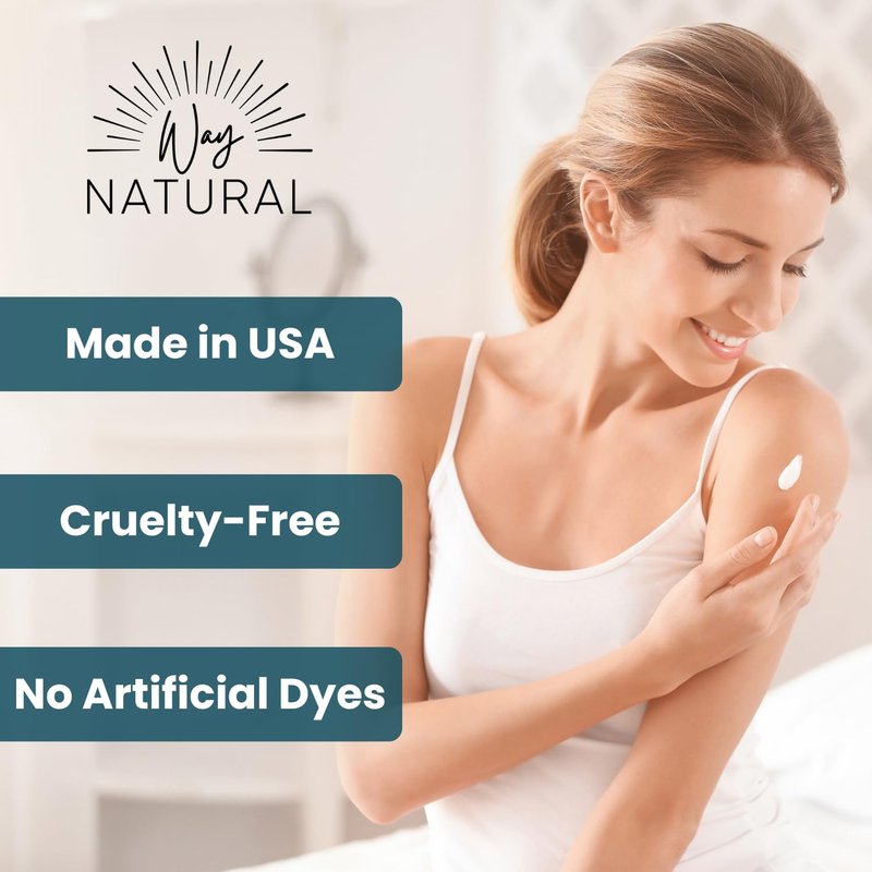 Way Natural Nourishing Goat Milk Lotion, Vanilla Bean - Home & Away Set, Natural Hand & Body Vanilla Lotion for Dry Skin - Goat Milk Hand Cream for Women & Men - 8oz & 2oz Travel Size Tube