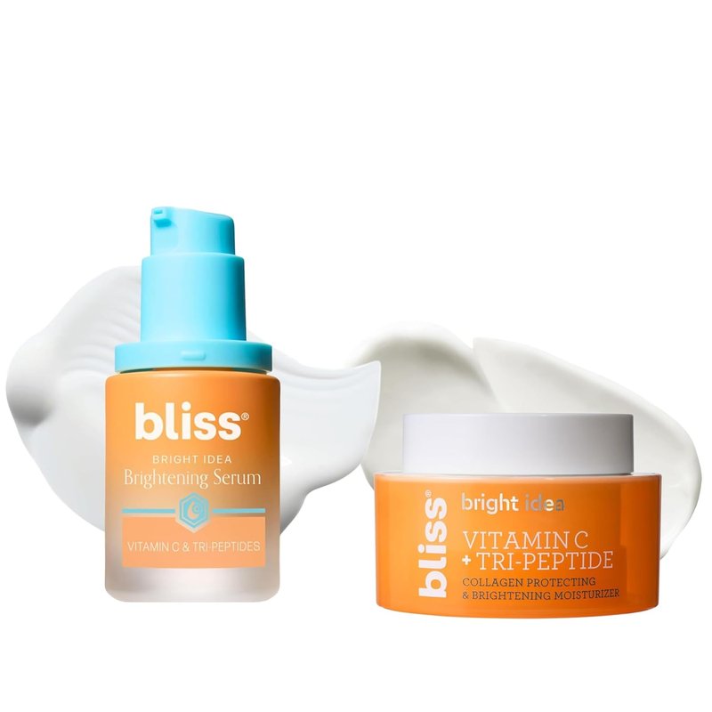 Brighten & Glow Duo - Vitamin C & Tri-Peptide Brightening Serum + Moisturizer Set | Skincare Essentials