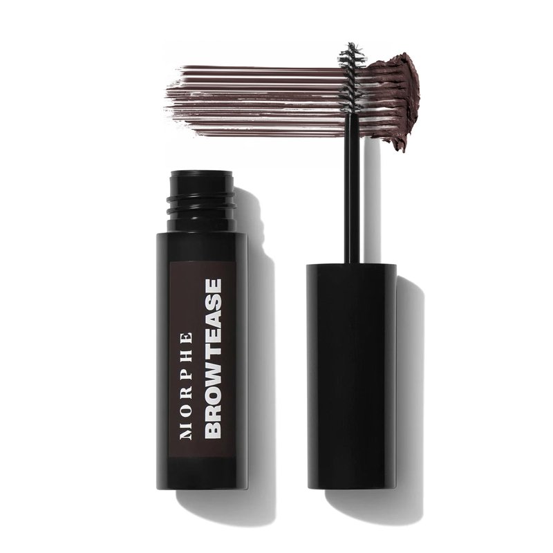 Morphe Brow Tease Tinted Brow Gel - Volumizing Eyebrow Mousse to Tint, Thicken & Shape with 100% Natural Bamboo Fibers - Enriched with Conditioning Coffee Seed Oil - Java (0.16 fl oz)
