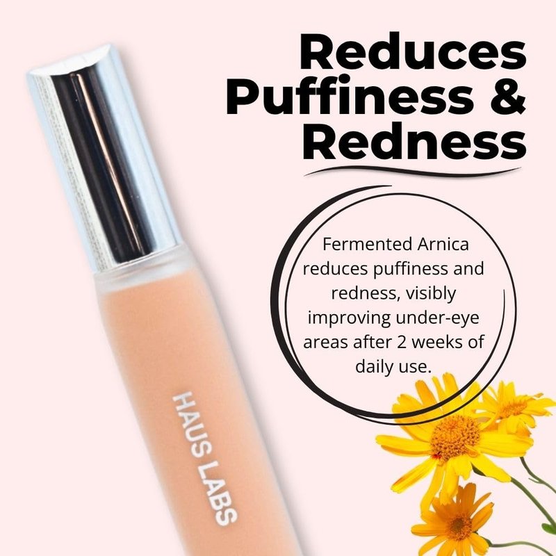 HAUS LABS BY LADY GAGA Triclone Skin Tech Hydrating + De-puffing Concealer with Fermented Arnica 20 Light Medium Peach