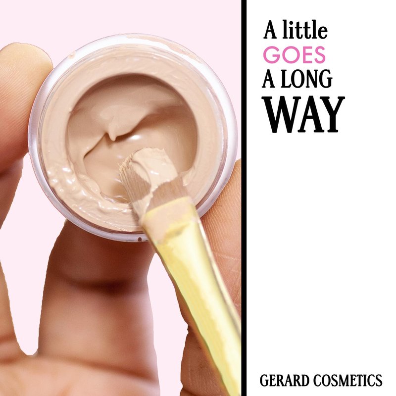 Gerard Cosmetics Clean Canvas Medium Eye Concealer and Base Smudge Proof, Makeup Primer and Eyeshadow Base, Made in the USA, Vegan Formula, Cruelty Free