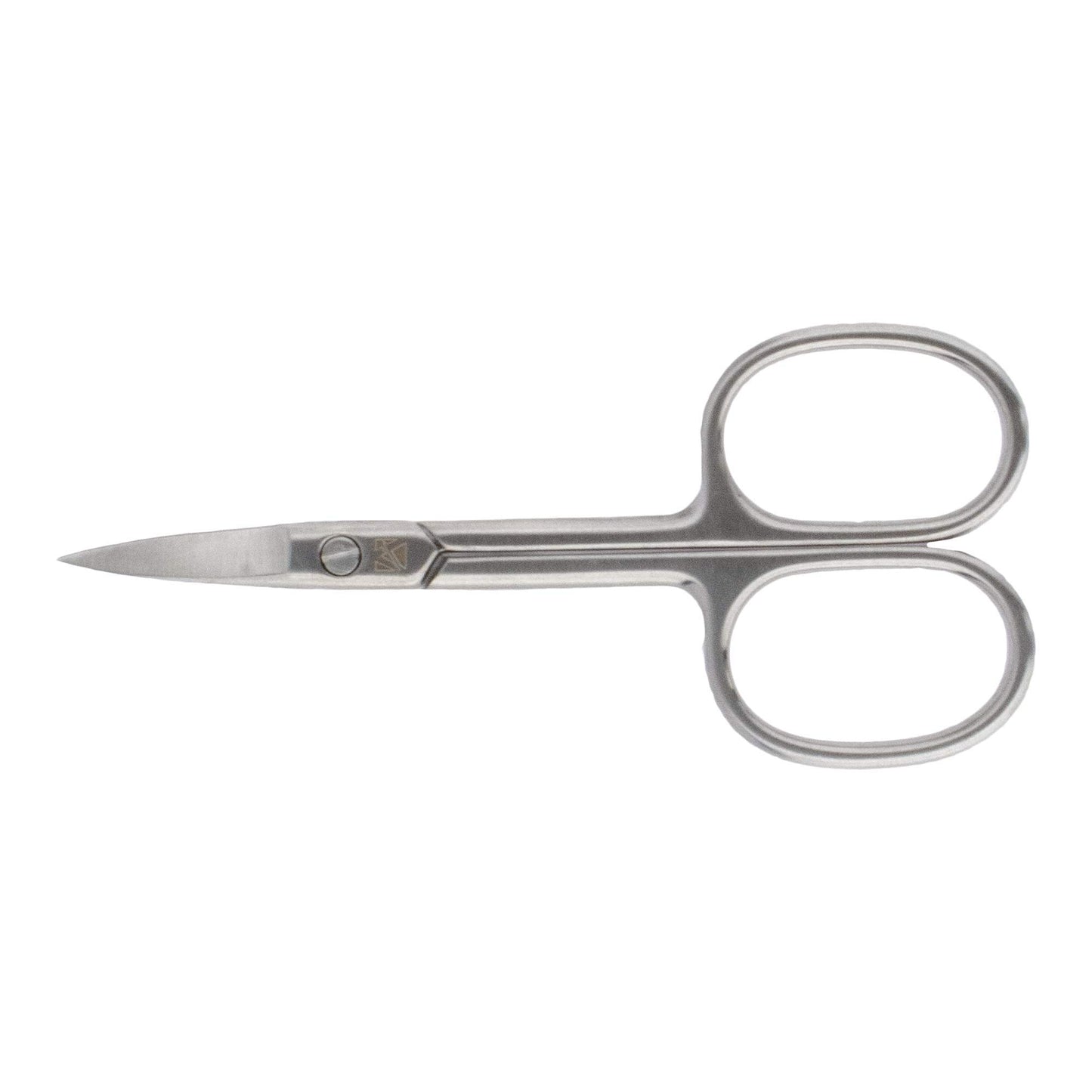 ClipperPro Grooming Scissors - Stainless Steel Trimming Scissors to remove cuticles - Perfect for Mustache, Beard, Eyebrows, Eyelashes and Ear Hair Cutting - Compact, Ambidextrous, Silver