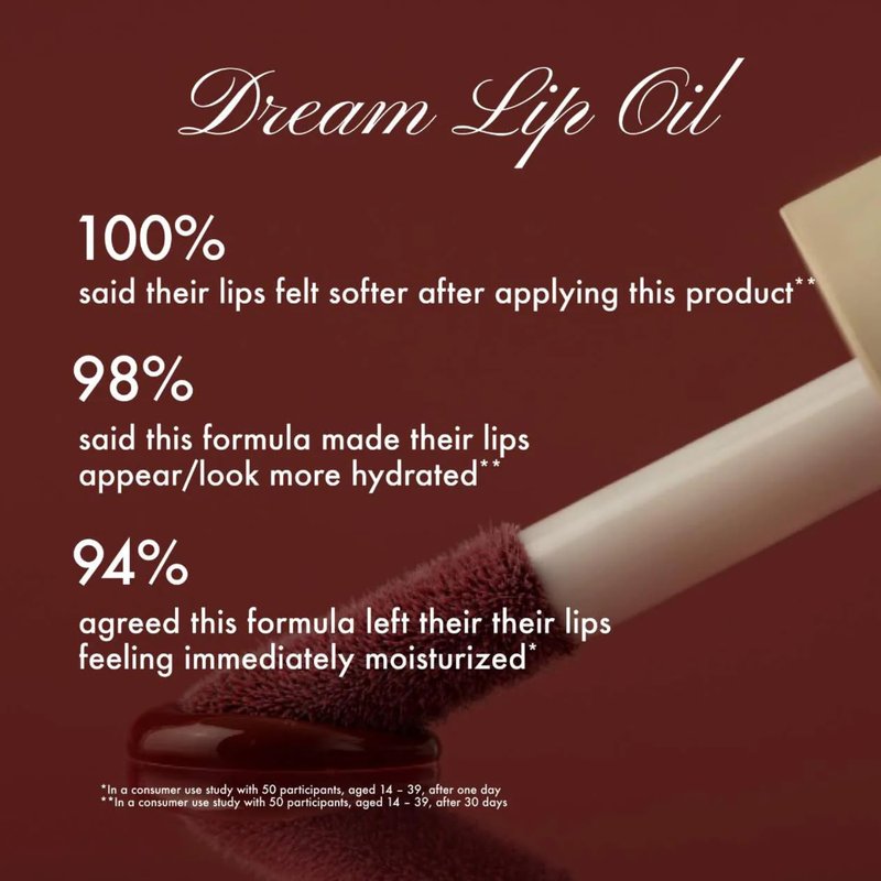 Dream Lip Oil - Hydrating Tinted Gloss with Skincare Benefits | Non-Sticky Formula for Softness & Shine - Bare Sand (0.15 Oz)