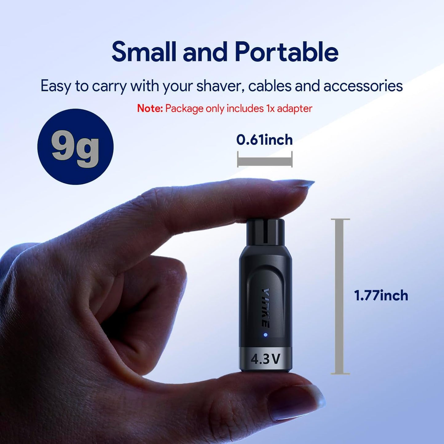 Type-C Shaver Adapter Charging Converter for Philips Norelco Oneblade