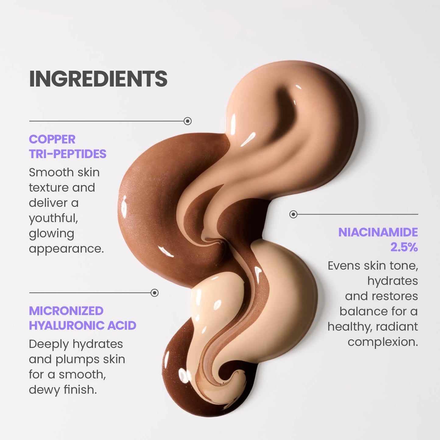 Wonderskin Hyper Bond All-Day Stay Serum Foundation - Waterproof, Transfer-Proof Face Makeup with Niacinamide & Hyaluronic Acid | Lightweight Natural Finish (Halo)