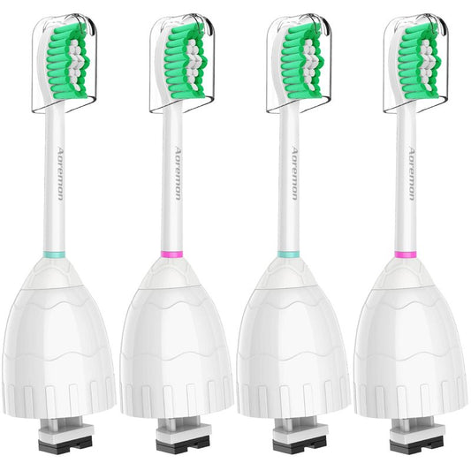 Aoremon Replacement Heads for Philips Sonicare e-Series HX7022/66 -fit Sonicare E Series Essence Xtreme Elite Advance and CleanCare Electric Toothbrush