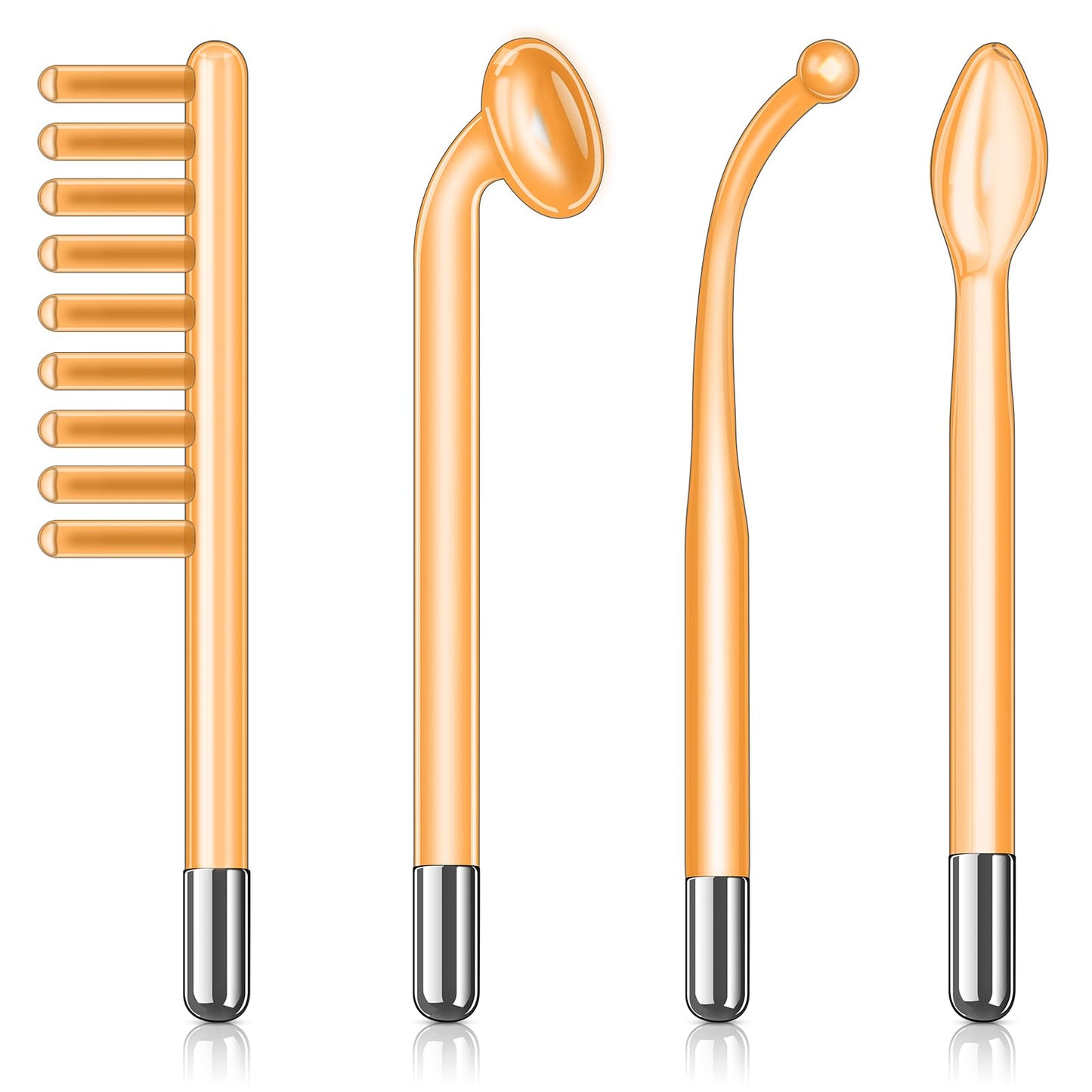 YourMate 4 Piece Tube Set Neon Tube Compatible with YourMate High Frequency Wand, Accessories