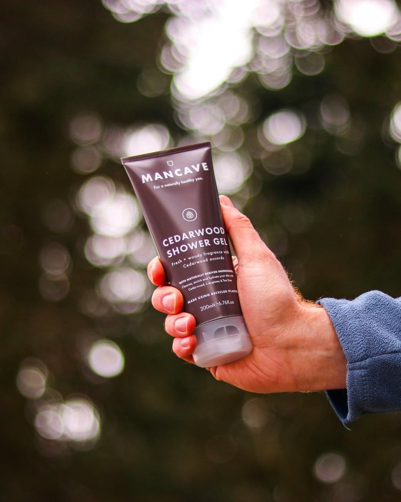 Cedarwood Shower Gel - Natural ManCave Formula for Refreshing Cleanliness | 200ml