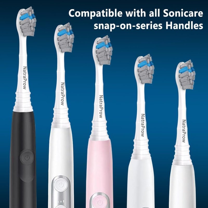 Replacement Toothbrush Heads Compatible with Philips Sonicare 5300 6500 6100 ProtectiveClean, HX6 HX9 C-2 Series Brush Heads Refills, Charcoal, 10 Pack