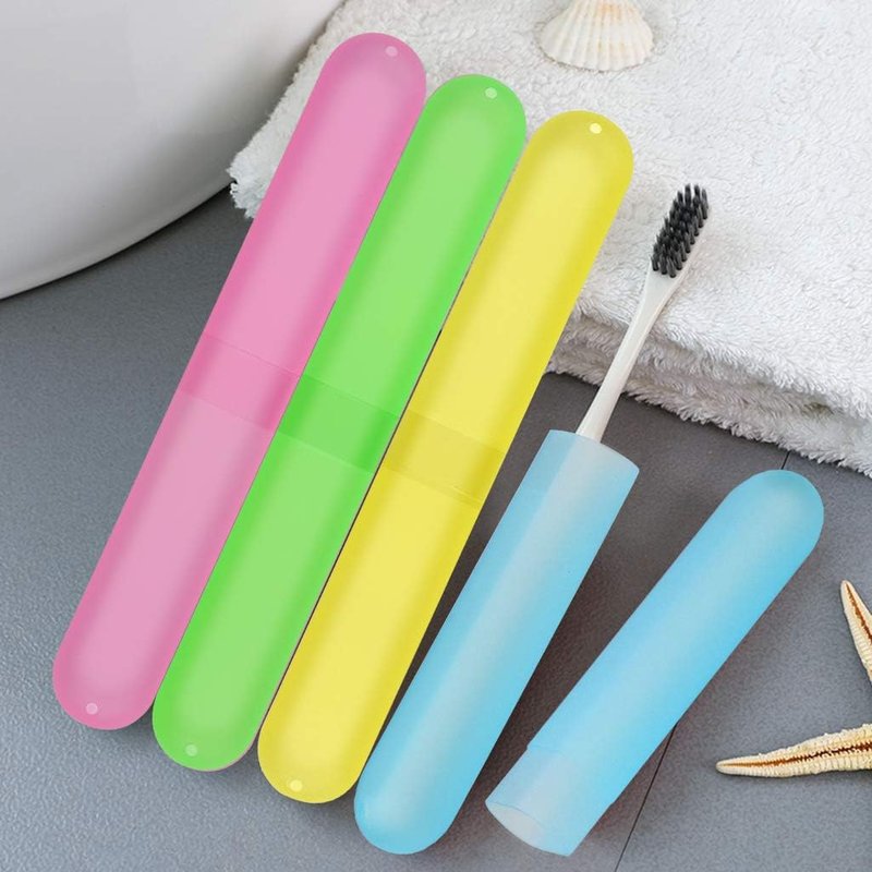 Portable Dust-Proof Toothbrush Case Set - 48PCS in 6 Colors | Ideal for Travel & Daily Use