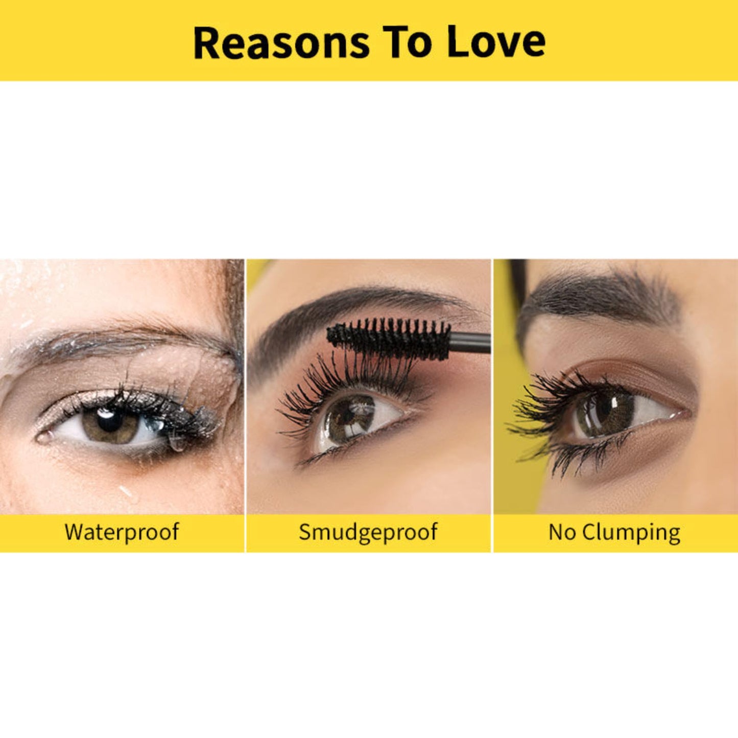 Nykaa Cosmetics Lash Talk Super Sizer Volumizing Mascara, 0.28 oz - Waterproof, Smudge-Proof, No Clumping - Wand Coats Lashes from Root to Tip, Vegan