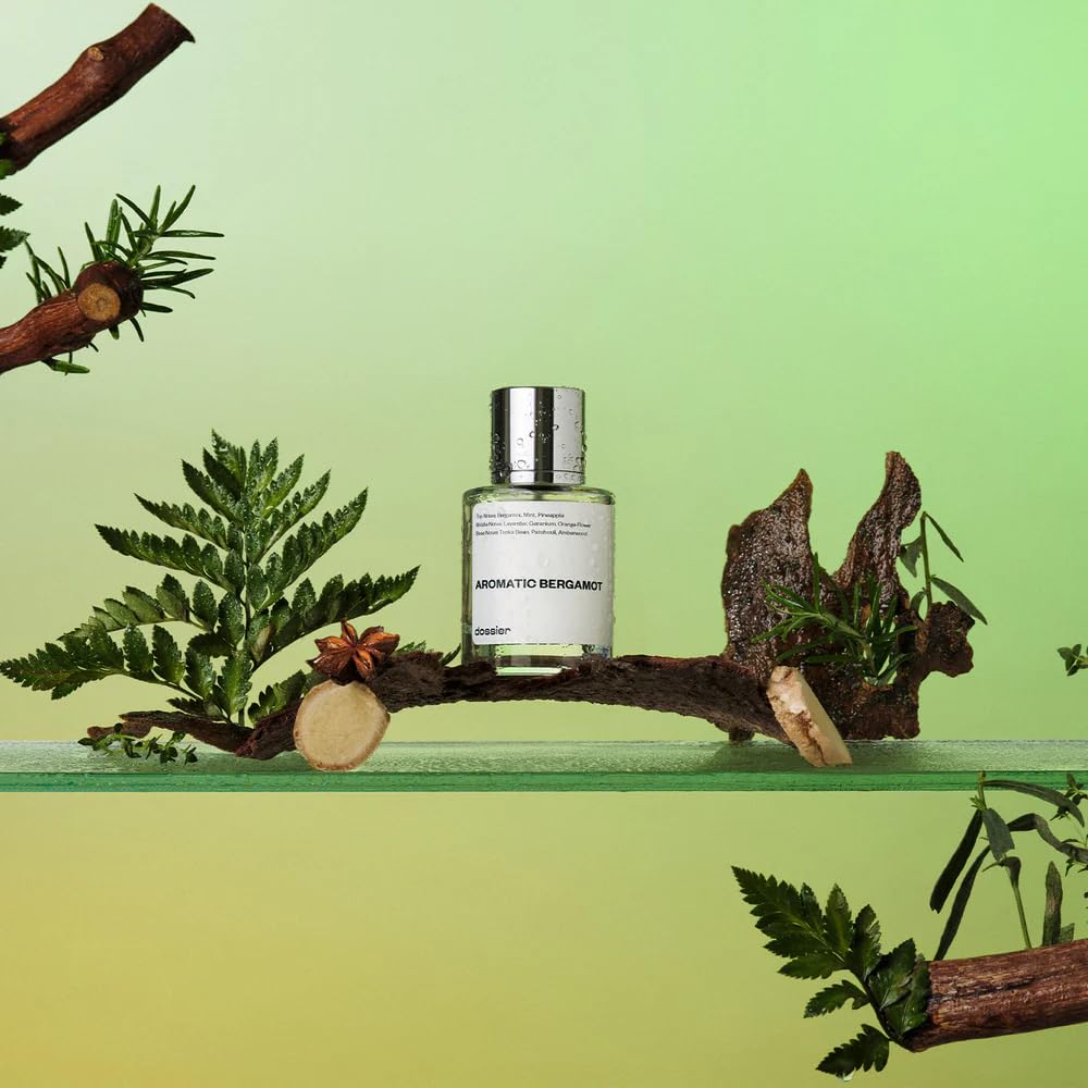 Dossier - Aromatic Bergamot - Eau de Parfum - Inspired by MYSLF - Long-Lasting Fragrance - Masculine - 1.7 fl oz (50ml)