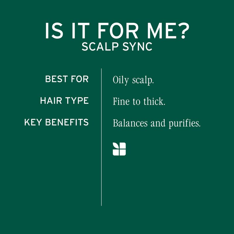 Biolage Scalp Sync Clarifying Shampoo and Universal Conditioner Set - Residue & Buildup Remover, For Oily Scalp, Fermented Tea & Glycolic Acid, Vegan & Paraben-Free