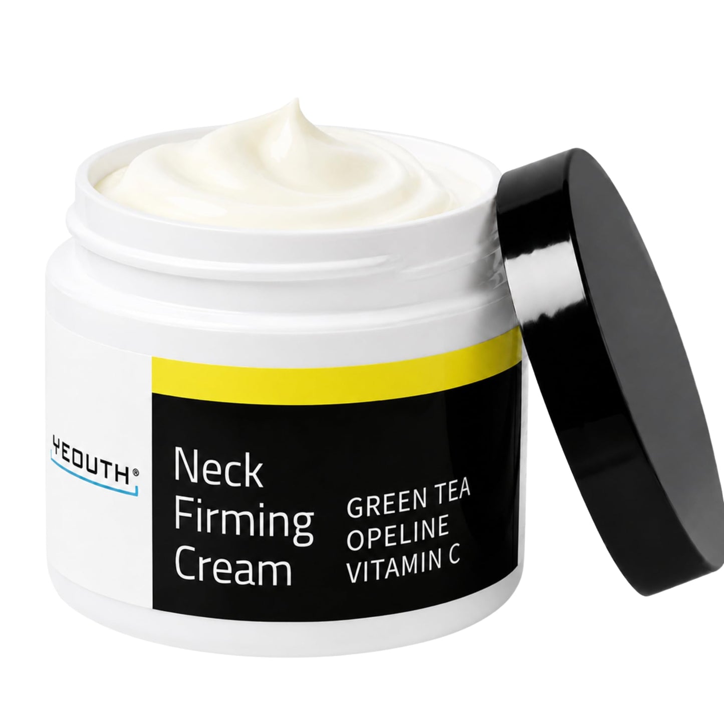 YEOUTH Neck Firming Cream with Vitamin C and Peptides, Neck Cream for Tightening and Firming Chest, Décolleté, Double Chin, Turkey and Crepey Skin