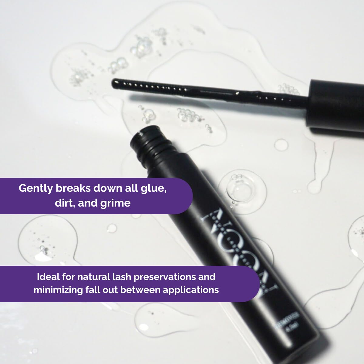 Eyelash Remover - Gentle Lash Glue Remover for Sensitive Eyes | Quick & Easy DIY Lash Extension Solution